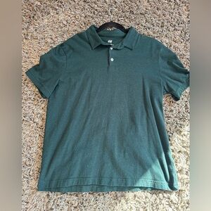H&M Green Short Sleeve Polo
